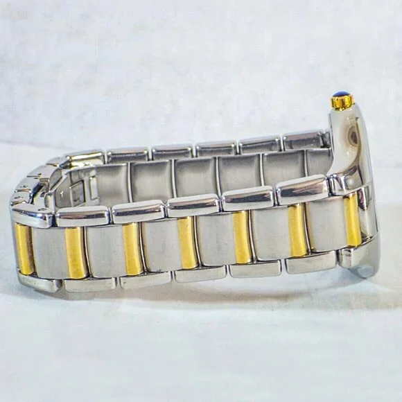 RAYMOND WEIL NOEMIA WATCH - WHITE MOTHER OF PEARL WITH DIAMONDS AND SAPPHIRE - Picture 5 of 7